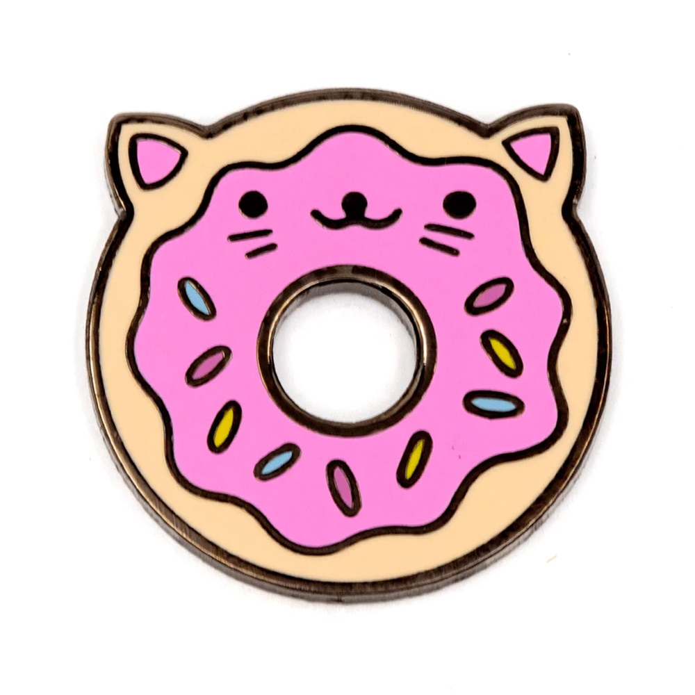 These are Things, Enamel Pin, Accessories, Unisex, Enamel, Cat Donut, 650311